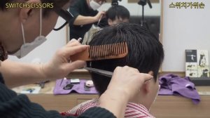 Men haircut with scissors ASMR   (3 hours)