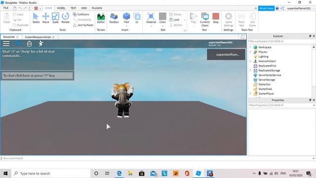 How to make a Instant Respawn Script Roblox Studio (One Script) смотреть онлайн