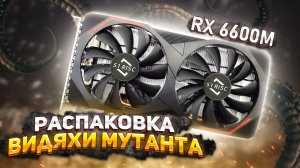 Видяха RX 6600M 51RISK мутант. Распаковка.mp4