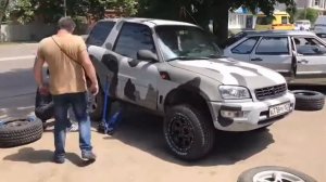 Законченный проект Rav4 SXA10 Камуфляж (Finished project Rav4 Camouflage)