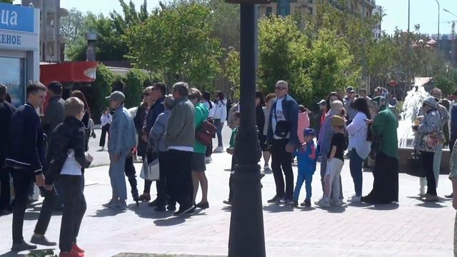 Астрахань. Набережная Волги. смотреть онлайн