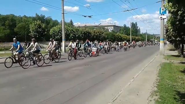 #Велодень в Краматорске.