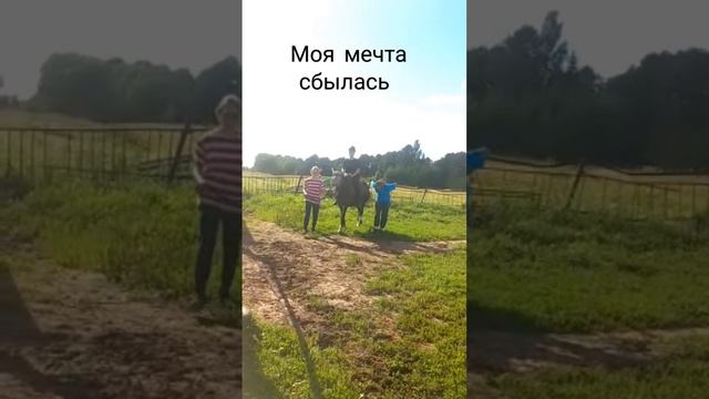 давно мечтала покататься на лошади. спасибо ❤мама