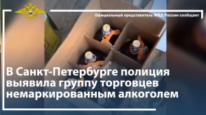 Ирина Волк: В Санкт-Петербурге полиция выявила группу торговцев немаркированным алкоголем