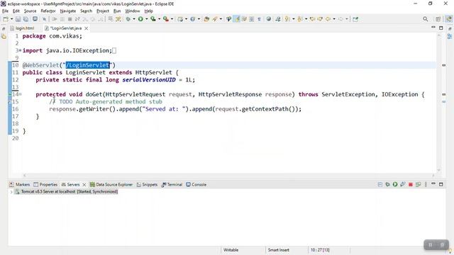 Java Servlets - Login Page - Part 1 смотреть онлайн