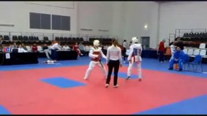 Taekwondo WTF. Чемпионат Москвы 02.12.2012  Миронова-Багавудинова