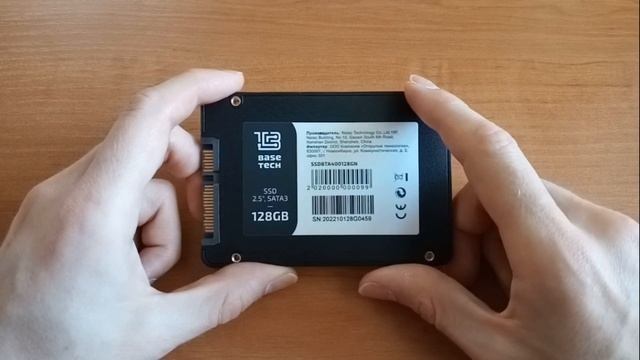 Распаковка SSD BaseTech A400 128 GB