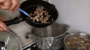 ГРИБНОЙ СУП с фасолью и мясом - сытный и ароматный