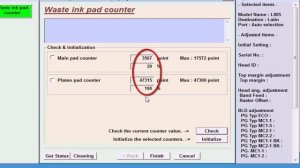 Как сбросить памперс Epson L1500W / L1430W