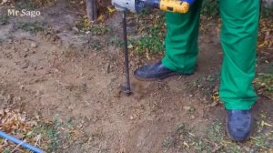 EARTH DRILL. DIY Drill Attachment.