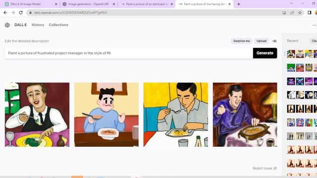 DALL.E - OpenAI ART Tool (ChatGPT) - Picasso, Monet, Rembrandt, Warhol смотреть онлайн
