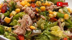 Ешьте Сколько Влезет! Вкусный, НО Диетический Салат С Тунцом И Маслинами!
