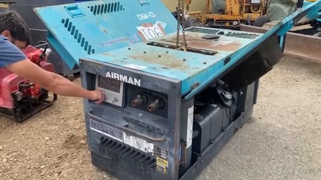 Японский винтовой компрессор Airman PDS90S смотреть онлайн