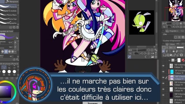 PANTY & STOCKING FAN ART - [SPEEDPAINT] смотреть онлайн