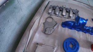 Тюнинг двигателя d4ea турбодизель . Покраска.