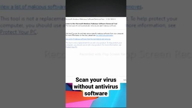 Scanning your virus without antivirus software