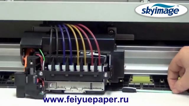 Как очистить Mutoh 1304 печатающую головку смотреть онлайн