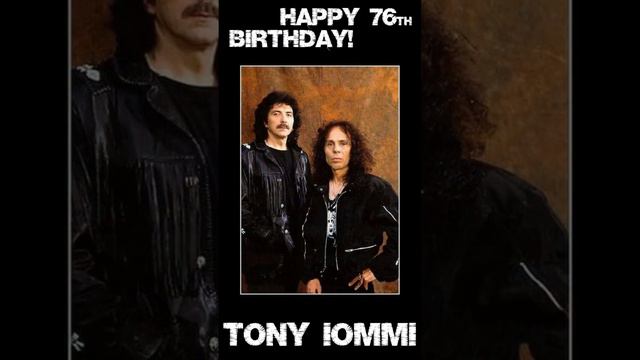 С Днём Рождения Тони Айомми! #tonyiommi #blacksabbath