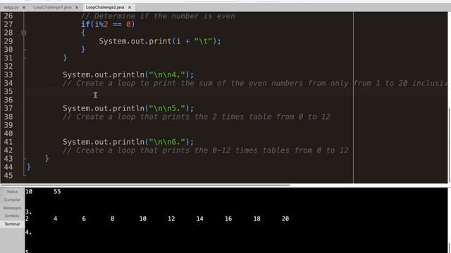 Java Loop Challenge 2 смотреть онлайн