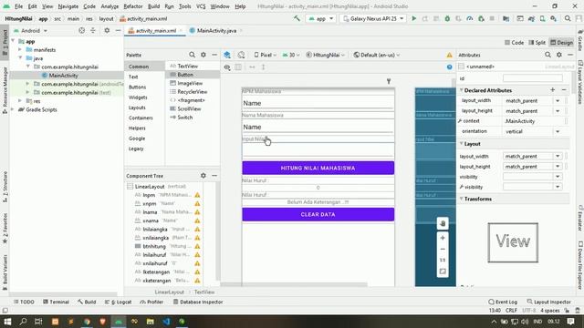 Contoh Penggunaan Fungsi IF pada Android Studio смотреть онлайн