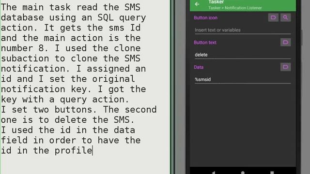 Delete SMS from Tasker смотреть онлайн