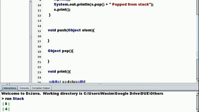 Stack With Linked List + Stack With Arrays In Java(Read DesC! Imp!) смотреть онлайн