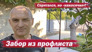 Забор из профлиста