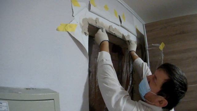 Как Сделать ОТКОСЫ Входной ДВЕРИ Штукатуркой