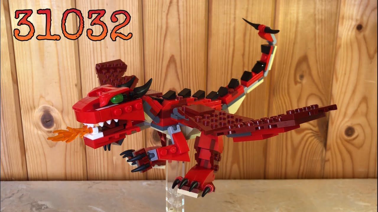 Обзор на LEGO Creator 31032 Огнедышащий Дракон смотреть онлайн