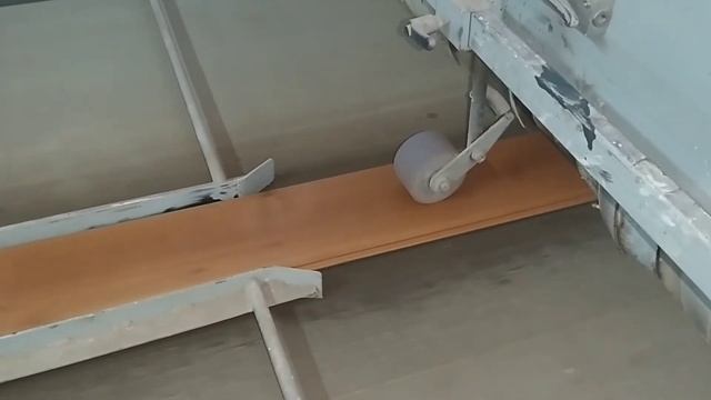 Окраска имитация бруса на производстве