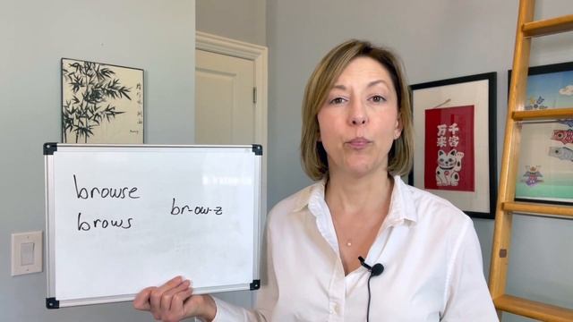 How to Pronounce BROWS & BROWSE - American English Homophone Pronunciation Lesson