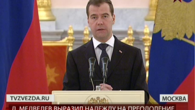 Дмитрий Медведев принял верительные грамоты пятнадцати посло