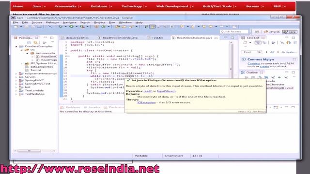 Ways to read file in Java? смотреть онлайн