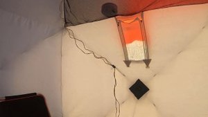 Палатка Пингвин ПРИЗМА 2 NEW , размещение с раскладушкой и креслом Медведь.