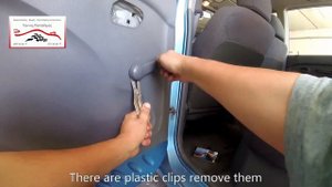 Hyundai Atos  rear door panel removal