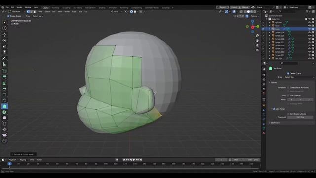 Делаю 3D персонажа в Blender - стрим