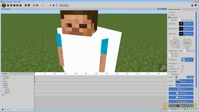 How To Make Herobrine Glowing Eyes! | Mine-imator Tutorial смотреть онлайн