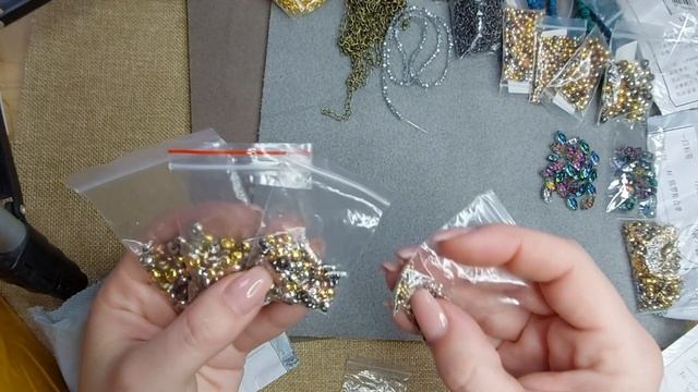 Распаковка Алиэкспресс для рукоделия. Фурнитура для браслетов.