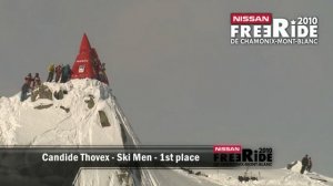 Победитель Nissan Freeride World Tour в Шамони - Канди Фуве.