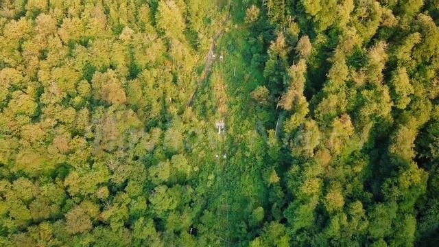 View from the air. Rosa Khutor, Krasnaya Polyana. Sochi, Russia, From Dron смотреть онлайн