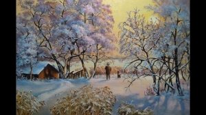 Зимние пейзажи художника Игоря Лобовича