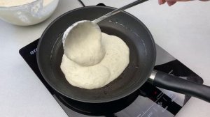 Просто смешайте МУКУ, МАНКУ И ВОДУ! Невероятно НЕЖНЫЕ И ВКУСНЫЕ БЛИНЫ из ничего