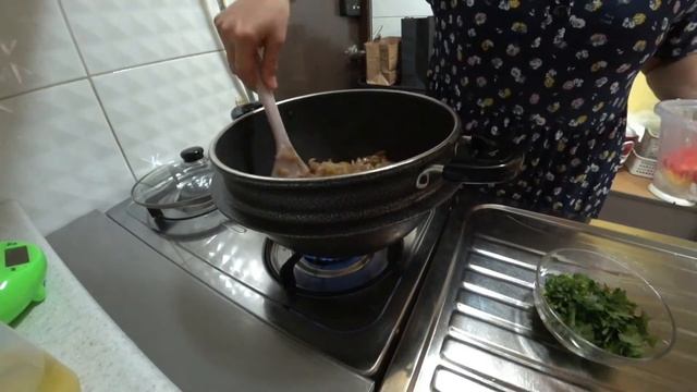 Салат из папоротника с мясом(Косари-ча)/ Просто бомбический вкус!