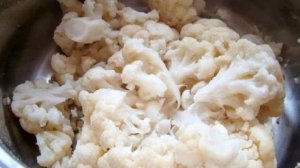 Пюре из цветной капусты со сливками