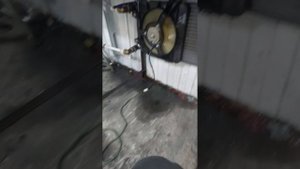 Отопление гаража газовой колонкой с тепловентилятором