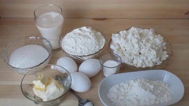 Творожный заливной пирог. Рецепт готовить