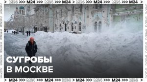 Высота сугробов в столице превысила норму в четыре раза - Москва 24