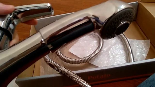 Смеситель POTATATO P6008 с лейкой- душем. смотреть онлайн