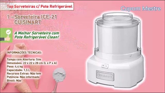 ? 9 Melhores Sorveteiras | Processadora, Pote Refrigerável, com Compressor смотреть онлайн