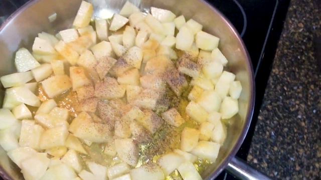 Fried Potatoes and Onions Recipe | How to Make Southern Home Fries in Skillet Country Breakfast